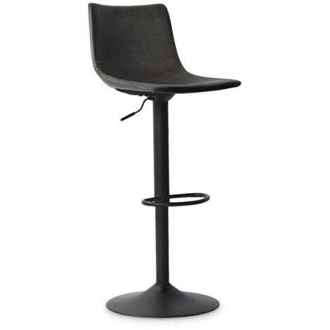 Chaise de bar réglable Fontana - anthracite (1/5)