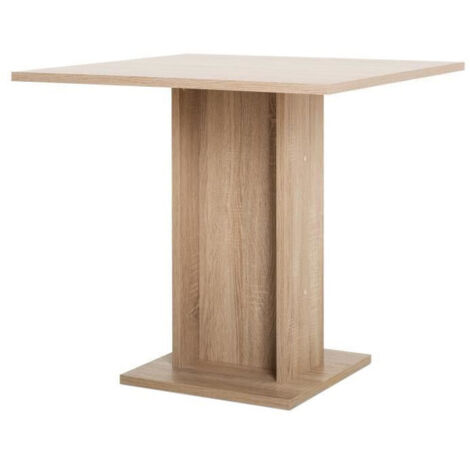 Argonauta – Table extensible à manger 80cm – décor chêne – 4 places – moderne et élégante – panneaux de particules