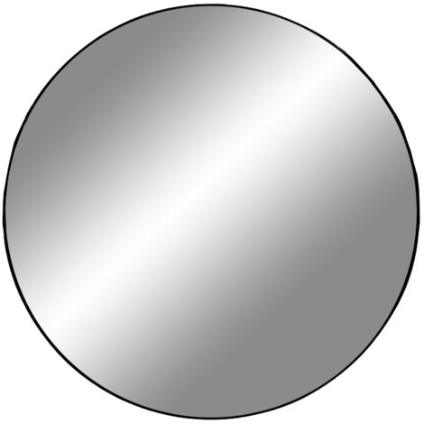 Miroir rond en métal ø60cm - Noir - Jersey (1/2)