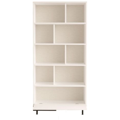 Bibliothèque Evelis L84cm Blanc (1/5)
