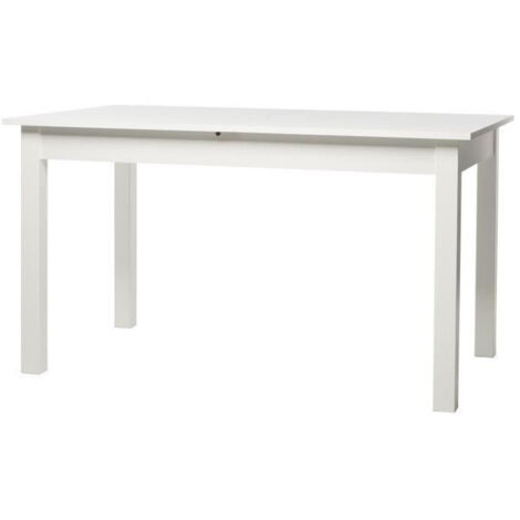 Table à manger extensible Coburg 137/177 - blanc (1/5)