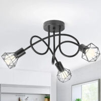 Lampe LED E14 élégante en forme d'araignée pour la décoration intérieure, éclairant le lit, la salle à manger et le salon avec un éclairage chic et épuré.