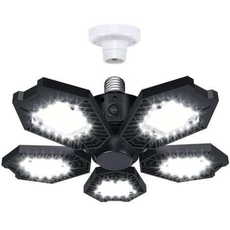 Lampadina, LED, E27, pieghevole, classe F, nera (1/5)