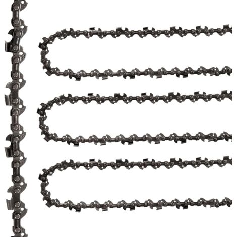 Catene per motosega, 3 catene per motosega da 12", 45 maglie di trasmissione, barra guida con paraolio passo catena da 3/8", catena per piastre guida per motosega da 30 cm