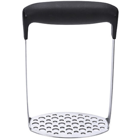 Confezione da 2 schiacciapatate in acciaio inox con impugnatura morbida, schiacciapatate per bambini, schiacciapatate per frutta e verdura (1/5)