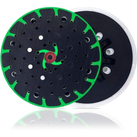 1 platorello morbido per Festool 150 mm con piastra di supporto filettatura di collegamento M8 Aspiratore per levigatrice orbitale (1/5)