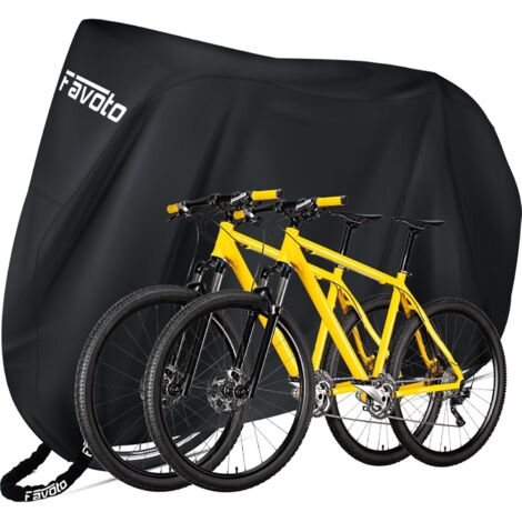 Copertura per bici per 2 biciclette da esterno impermeabile da 29 pollici antivento UV sole neve polvere con foro per lucchetto per MTB bici da strada (1/5)