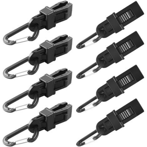7 Clip Autoadesive Per Tenda Da Doccia – Adesione Forte, Bianche, Per Bagno E Cucina
