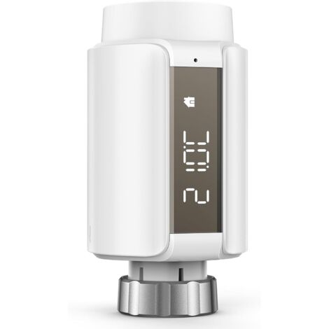 Testa termostatica per radiatore intelligente - Connessione Bluetooth (HUB RICHIESTO), valvola termostatica connessa programmabile, termostato intelligente per radiatore ad acqua calda, valvola termos