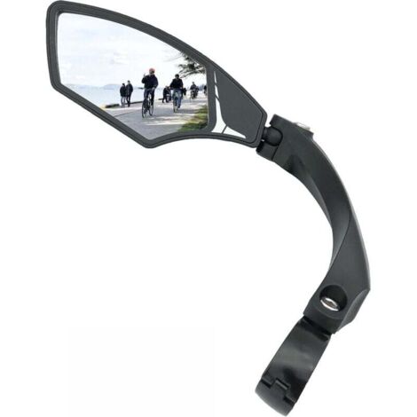 Specchietto retrovisore per bicicletta per manubrio, specchio in vetro trasparente antideflagrante HD, specchietto retrovisore per bicicletta regolabile e girevole