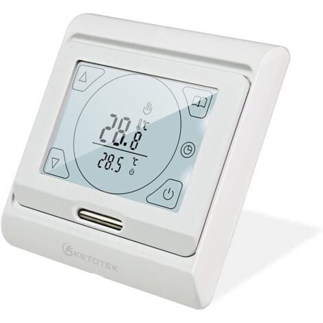 Termostato programmabile per riscaldamento a pavimento ad acqua 3A, termostato digitale per riscaldamento a pavimento ad acqua 220V