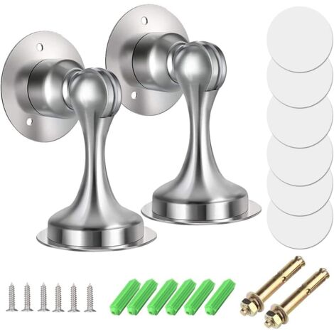 3 supporti magnetici per occhiali, in acciaio inox, per occhiali, badge, badge, clip magnetica per occhiali da vista, gancio per attaccarsi all'abbigliamento, per uomini e donne (argento