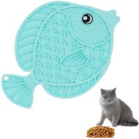 Ciotola anti-ingordigia per cani, tappetino anti-leccamento per cani con potenti ventose, ciotola in silicone anti-soffoco per cani (verde)