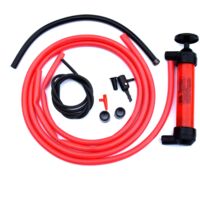 Kit pompa di trasferimento carburante a sifone multiuso Enterprises RA990 (per gasolio e liquidi), rosso medio