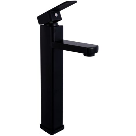 Lavabo a batería, negro mate (1/3)