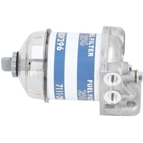 Conjunto de filtro de combustible 7111-296, repuesto apto para Massey Ferguson 133, 135, 140, 145, 165, 168, 175 y 178