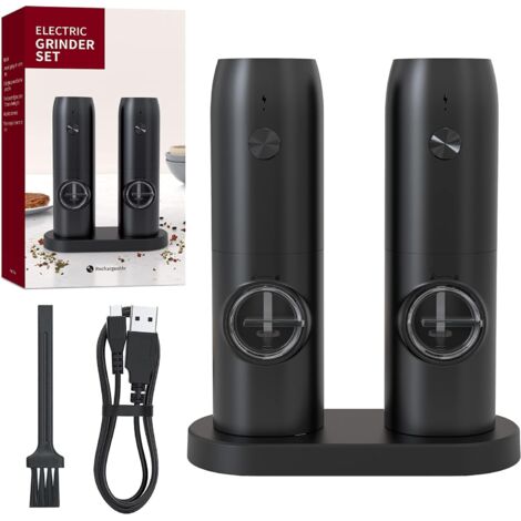 Molinillo de pimienta eléctrico, Juego de salero y pimentero eléctrico, Molinillo de pimienta eléctrico