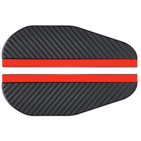 2 fundas de plástico negras para espejos laterales de coche. (1/5)