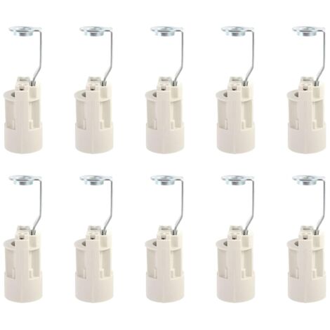 Base de bombilla E14 ajustable, convertidor de portalámparas E14, portalámparas tipo bayoneta para bombilla LED, 10 unidades (1/5)