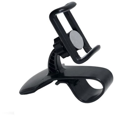 Soporte para teléfono de coche, plástico, negro (1/5)
