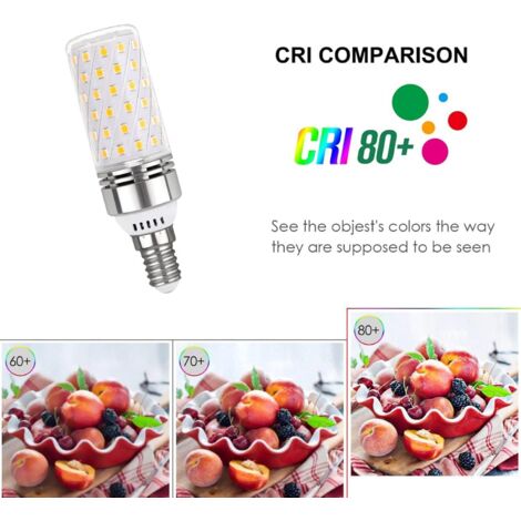 Bombilla LED De Maíz E14 16W Blanco Cálido 3000K, 1600LM, Equivalente A
