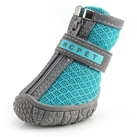 Zapatos de seguridad azules para perros