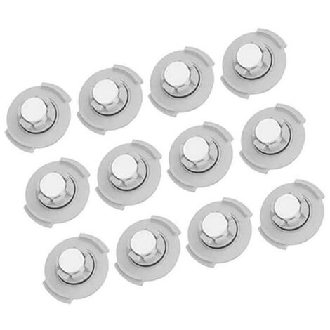 Juego de filtros de 12 piezas para depósitos de agua compatibles con Xiaomi Roborock S6, S6 Pure, S6 Max, S5, E5, E4, E35, E25, E20, color gris (1/5)