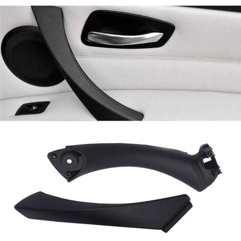 Compatible con BMW Serie 3 E90 E91 E92 E93 323 325 328 330 335 Binnendeurgreep Rechterdeurgreep E90 E91 E92 E93 Binnenhandgreep + buitenhoes - Koolstofvezel (1/5)