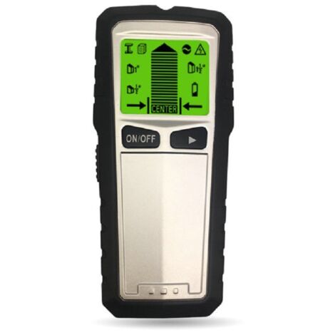 Localizador de cables 5 en 1: madera, tuberías, cables, alambres, caja de pared, enchufe oculto, batería de 9 V, pantalla LCD