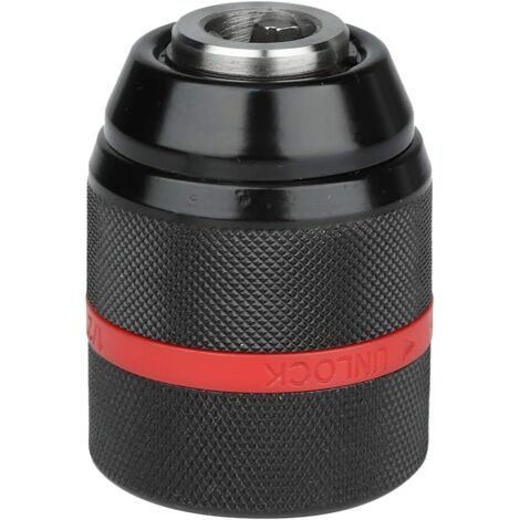 Mandril de taladro sin llave, mandril de taladro manual de 1/2-20UNF, mandril autoajustable de 0,04-0,51 pulgadas para múltiples propósitos (1/5)