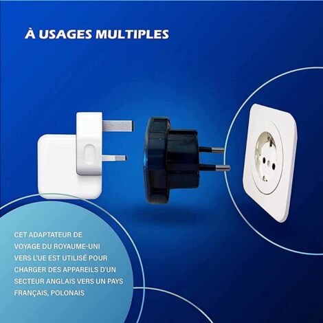 Paquete De 2 Adaptadores De Enchufe Ingl s A Franc s De Tipo G A Tipo Paquete De 2 Adaptadores De Enchufe Ingl s A Franc s De Tipo G A Tipo