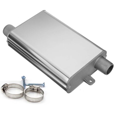 Silenciador de acero inoxidable de 24 mm para calentador de estacionamiento diésel Webasto (1/5)