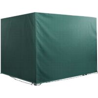 Lona protectora impermeable para columpio de jardín, 2,15 L x 1,55 L x 1,5 H m, PE verde