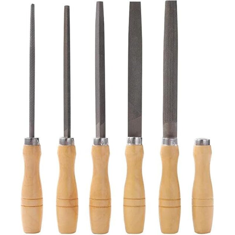Lime Demi-ronde En Acier Carbone - Longueur 320 Mm (20.3 Cm) - Pour Métal, Bois, Plastique - Manche Ergonomique