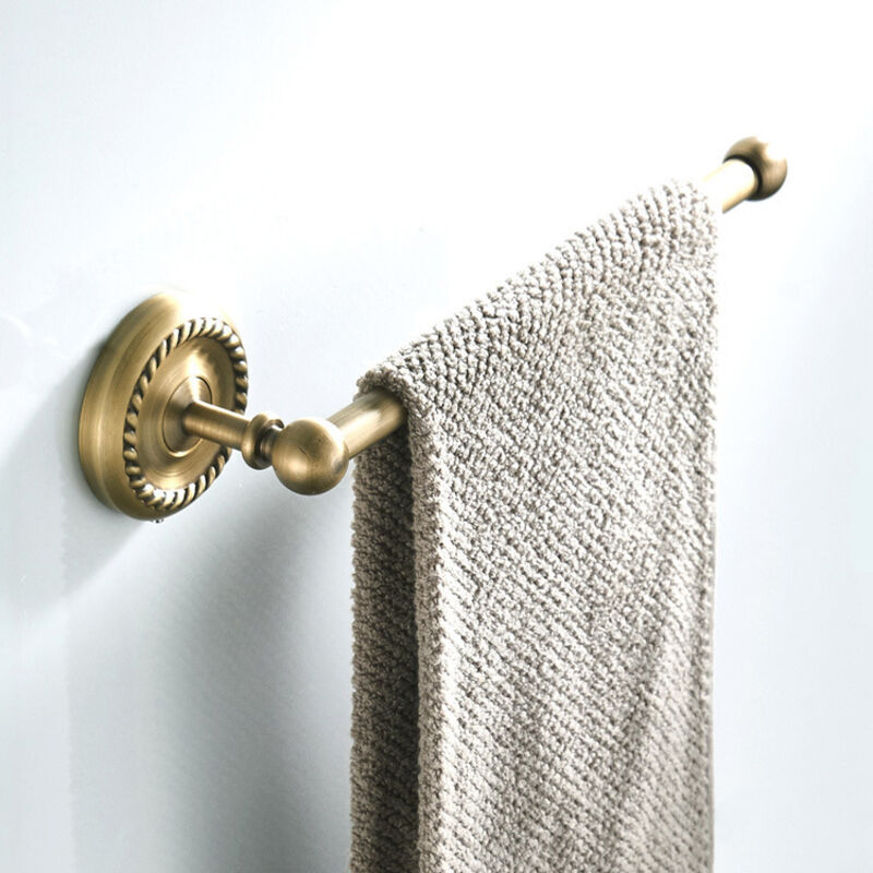 LANMOU Porte Serviette Salle de Bain à 180° Rotatives, Porte-Serviettes Murale en Laiton Doré avec 4 Barres Rotatives et Crochets Porte Serviette Barre pour Cuisine Balcon