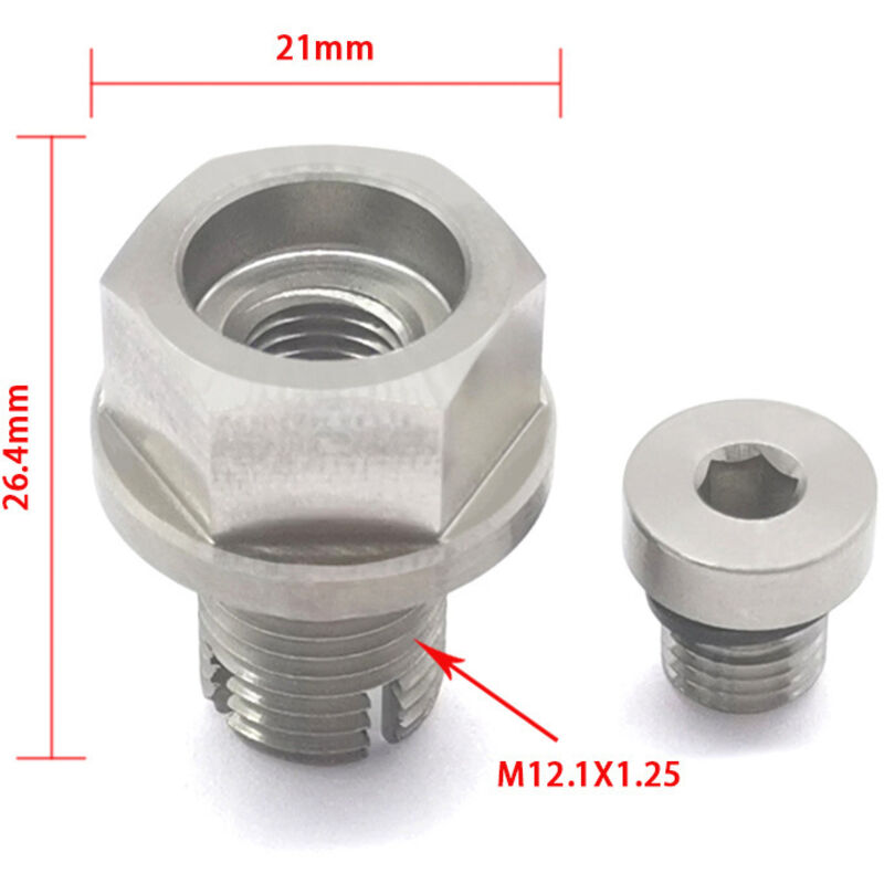 Lot De 3 Bouchons De Vidange D'huile M10.4-1.25mm - Avec Joints - Pour Voiture, Moto, Bateau - Acier Inox/cuivre