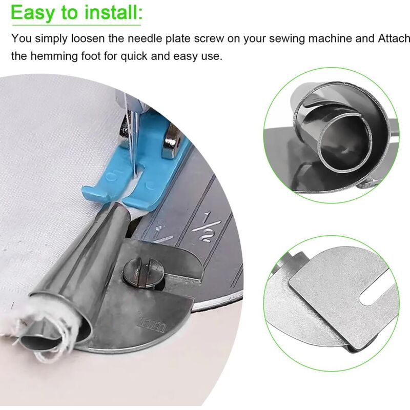 4 Pièces Pied De Biche Machine A Coudre 7-10mm Pied