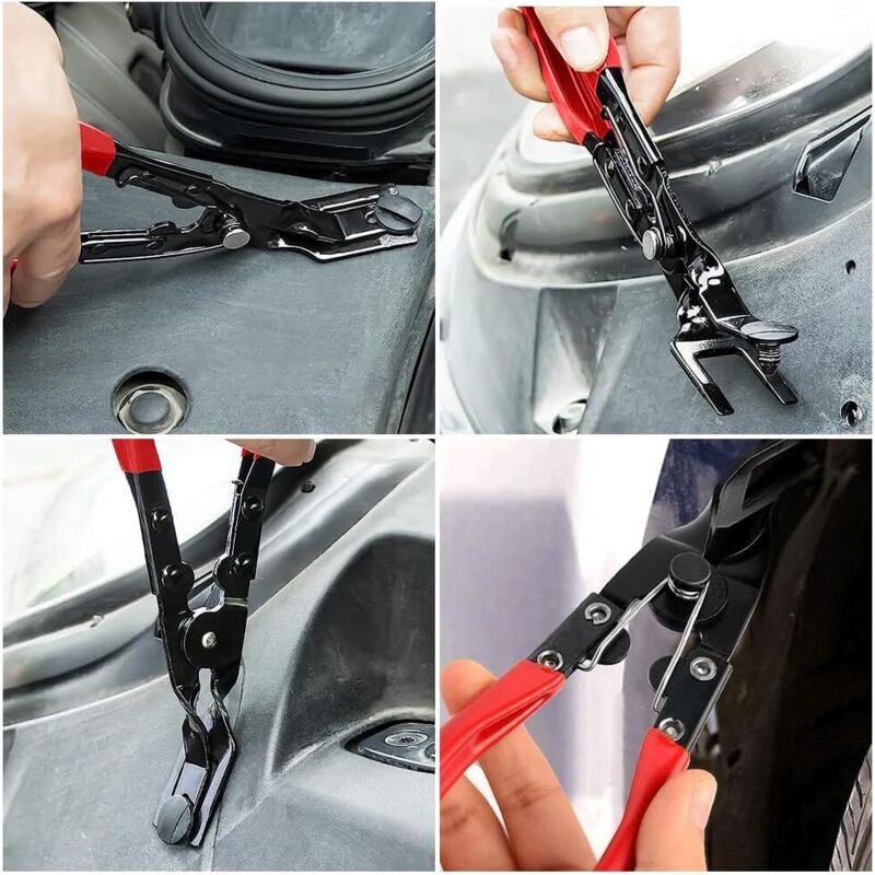 Pince à Clip Automobile En Acier Haute Teneur Carbone - Outil De Retrait Multifonction Pour Voiture