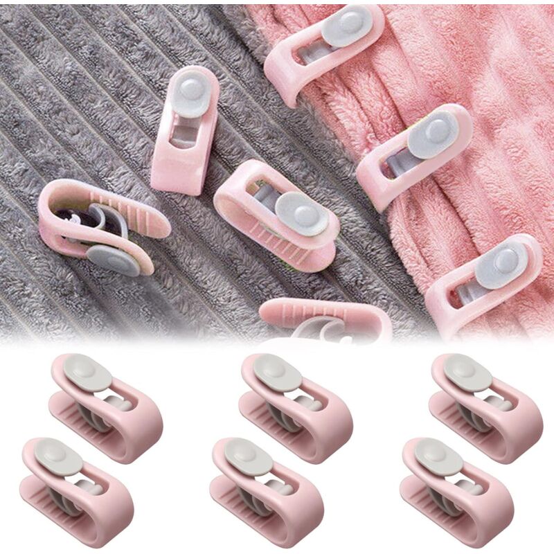 Clips Pour Draps De Lit - 10 Attaches Réutilisables Pour Garder Les Draps Bien Ajustés - Anti-dérapant Et Pratique
