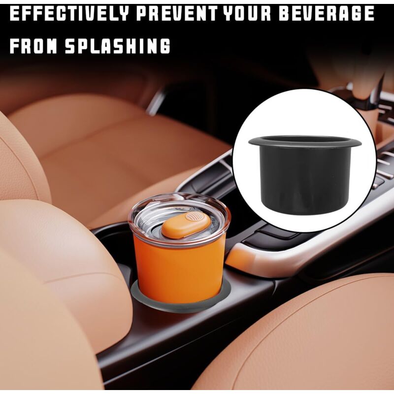 CCYKXA Porte-gobelets De Voiture Universels Lot De 2 Autocollant Porte Gobelet Multifonction Pour Tableau De Bord Sieges Arriere Compatible Tasses A Cafe Cannettes Et Bouteilles 91806579
