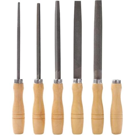 Limes Métal Acier Carbone Jeu De 3 Limes TARIST - Plate, Ronde, Demi-Ronde Pour Métal Et Bois Outil Limage Professionnel