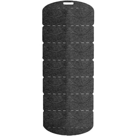 Lot De 2 Porte-Casquettes Mural Métal Noir - Organisateur De Casquettes Baseball Avec Fixations - Pour Chambre, Placard