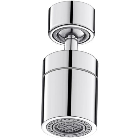 Sollbry Embout Robinet, Embout Robinet Cuisine, 360° Brise Jet Robinet, Aérateur de Robinet pour Robinets M22 ou M24 pour Cuisine/Salle de Bain (1/5)
