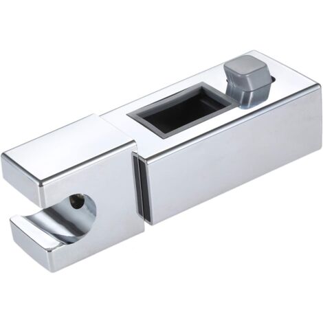 Sollbry Support Coulissant de Pommeau de Douche Réglable, Support de Douche ABS pour Salle de Bain, Barre de Douche Rectangulaire de 30 x 18 mm (1/4)