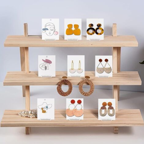 30 Supports De Cartes En Acrylique Transparent - Pour Photos, Menus, Jeux - Design Triangulaire Stable - 1,9x1,9x1,3 Cm