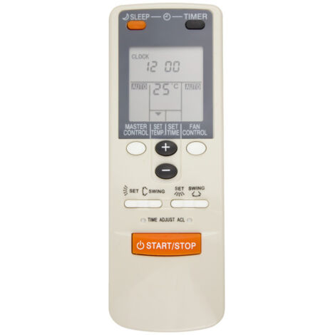 Sollbry Condizionatore Télécommande Remplacer pour FUJITSU Air Conditioner AR-JW19 (1/4)