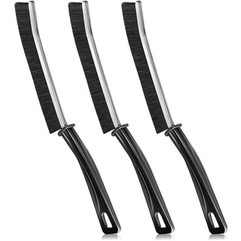 Sollbry Brosse de Nettoyage des Interstices 3 pièces, Brosse Nettoyage Salle de Bainbrosse Joint Carrelag, Brosse de Nettoyage à Poils Durs pour Rainure Fenetre, Salle de Bain, Toilettes, Cuisine (1/5)