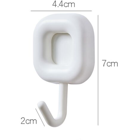 Lot De 4 Crochets Muraux Colorés Pour Enfants – Rouge, Jaune, Vert, Bleu – Porte-manteau Déco Chambre