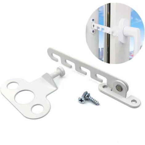 Bloc Fenetre Ouverte Lot De 2 Entrebâilleurs De Fenêtre Pour , Fenêtre à Battant, Blanc Entrebailleur Porte Bloc Fenetre Ouverte Lot De 2 Entrebâilleurs De Fenêtre Pour , Fenêtre à Battant, Blanc Entrebailleur Porte