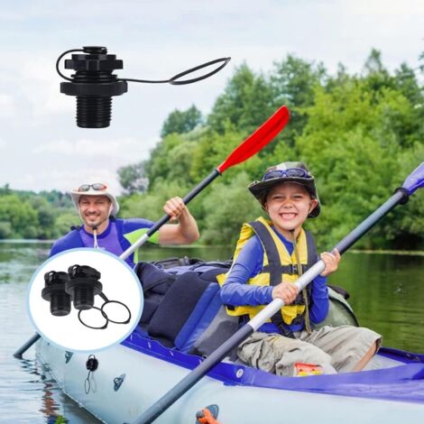 Valve de Gaz pour Bateau Gonflable, Valve de Bateau en PVC Légère Remplacement pour Canot Pneumatique Kayak Accessoire pour Bateaux en Caoutchouc
